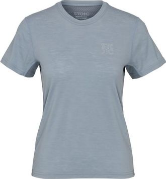 Stoic MerinoMesh150 SadjemSt. T-Shirt Merinoshirt f&uuml;r Damen | grau