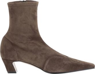Khaite Schoenen, Dames, Bruin, 39 EU, Su&egrave;de, Su&egrave;de Enkellaarsjes