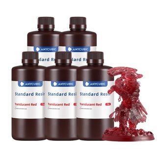 OEM Resina Para Impresi&oacute;n 3d, Viscosidad Media, Curado R&aacute;pido, 5 Kg - Trans-red