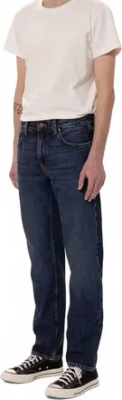 Nudie Jeans Mens Gritty Jackson Straight Leg Jeans In Blue Soil