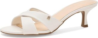Tommy Hilfiger Lanis Womens Sandals Ivory : 5.5 M, Textile