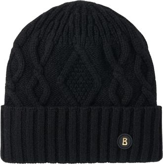 Bogner Jamila Cashmere Cap - Dames - Hoeden - Zwart - ONE Size - Wol - Accessoires