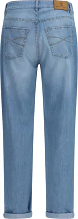 Brunello Cucinelli Mens Jeans Cotton With Distressed Effect Denim Chiaro Old