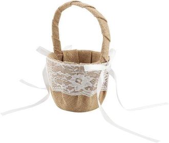 OEM Cesta Para Ni&ntilde;a De Las Flores - 0,01 L - Marr&oacute;n/blanco