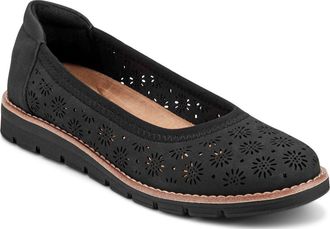 Easy Spirit Keliann Flat in Black at Nordstrom, Size 9.5