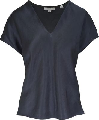 Vince Top con scollo a V - Blu