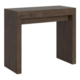 Itamoby Consola extensible 90x40/300 cm efecto madera nogal
