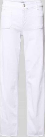 Cambio Relaxed Fit Jeans aus Baumwoll-Mix Modell TESS in Weiss, Gr&ouml;&szlig;e 32