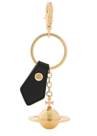 Vivienne Westwood 3D Orb Keyring - Black - One Size