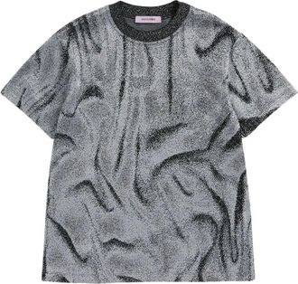 MACCAPANI Top con effetto jacquard - Nero