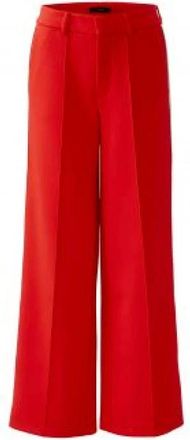 Oui Broeken, Dames, Rood, XS, Polyester, Hose