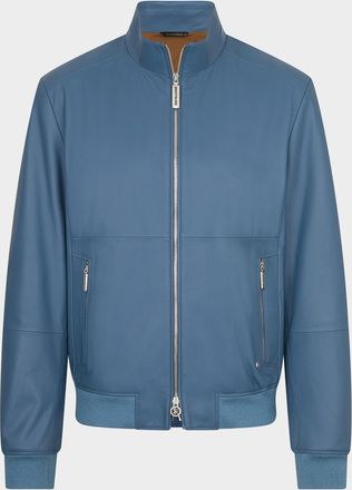 Stefano Ricci Men & apos;s Leather Full-Zip Blouson Jacket