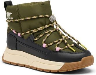 Sorel Whitney III Waterproof Short Boot in Utility Green/Black at Nordstrom, Size 10.5