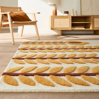 La Redoute Interieurs 100% wollen tapijt, bloemenmotief, CORTES