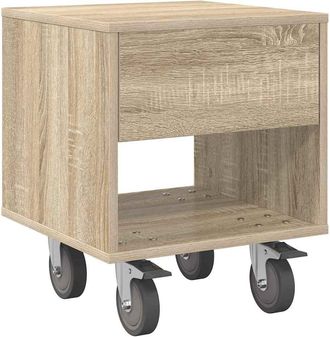 vidaXL Mesita De Noche Roble Sonoma 40,5 X 40 X 48 Cm Vidaxl