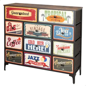 OEM Cassettiera Max Home Vintage 103 X 98 X 30 Cm