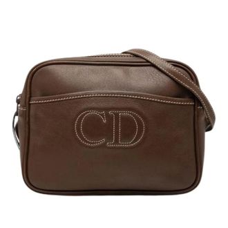 Dior Pre-owned Vintage Crossbody Bag - Dames - Pre-owned - Bruin - Maat: ONE Size Leer