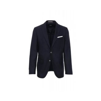 HUGO BOSS Heren, Jassen, Blauw, Maat: 4XL Leer