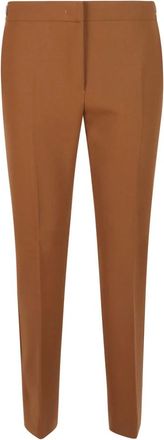 Max Mara Mxmacino Pantalon - Dames - Broeken - Bruin - Maat: M Zijde