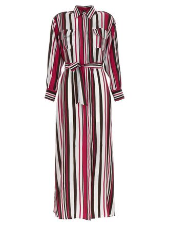 Kiton Striped Shirt Dress