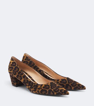 Gianvito Rossi Salones de ante Aylin estampados
