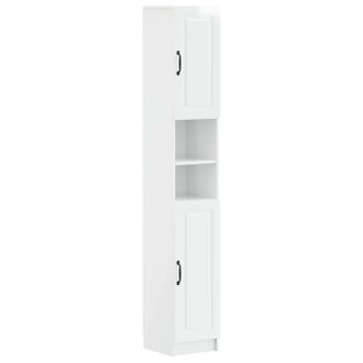 vidaXL Armario De Ba&ntilde;o Con Estante Abierto Utrecht Blanco Brillante Vidaxl