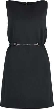 Gucci Dames, Jurken, Zwart, Maat: XS Wol