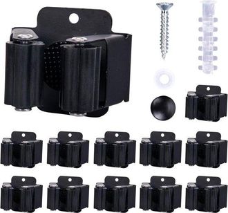 OEM Soporte De Pared Para Escobas Y Herramientas De Jard&iacute;n - 12 Piezas Para Montaje En Pared
