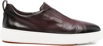 Santoni Sneakers in pelle - Rosso