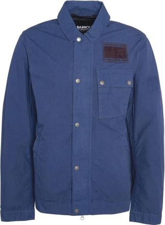 Barbour Steve Mcqueen Workers Jack - Heren - Zomerjassen - Blauw - S - Jassen