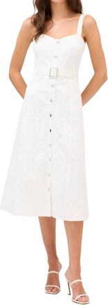 Allison Lilly Dress In White