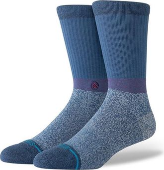 Stance Stoop Crew Knee High Socks Shoes Dark Royal : MD (US Mens Shoe 6-8.5 - Womens Shoe 8-10.5), Cotton/Lyocell/Nylon