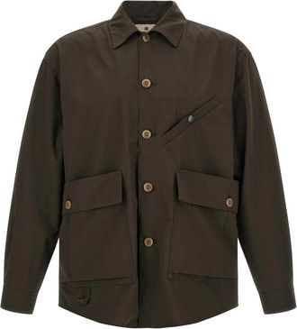 Snow Peak Takibi Overshirt - Heren - Outdoor shirts - Bruin - M - Fitness