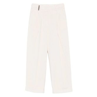 PESERICO Corduroy Tapered Trousers