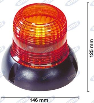 AMA Baliza De Destello 125x146mm Carretilla Elevadora - M&aacute;quina El&eacute;ctrica 10-100v