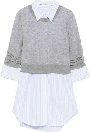 Alexander Wang Shirt Dress - Dames - Shirt Kleedjes - Grijs - S - Kleedjes