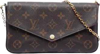 Louis Vuitton Pre-owned Cross Body Bags, female, Brown, Size: ONE SIZE Pre-owned Pochette Felicie