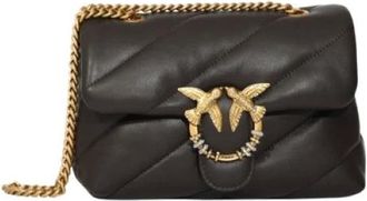 Pinko Borsa Love Puff Mini New Buckle - - Bags - Donna - Marrone - ONE SIZE