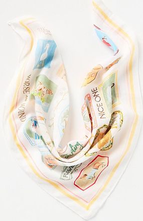 Maeve Printed Bandana Scarf