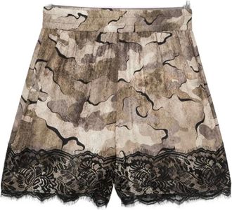 Pinko Casual Shorts, female, Beige, Size: M Short Shorts