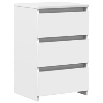 Berkfield Home Durable Bed Cabinets 2 pcs White 40x35x62.5 cm Engineered Wood