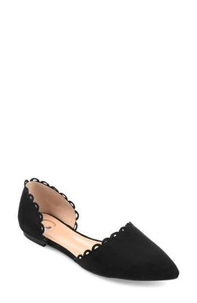 Journee Collection JOURNEE Jezlin Flat in Black at Nordstrom Rack, Size 8.5