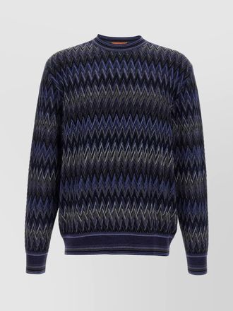 Missoni wool zigzag pattern jumper