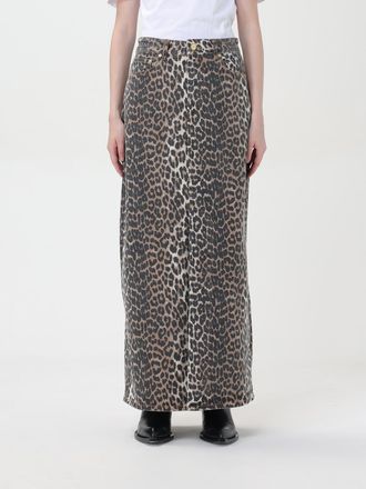 Ganni Luipaardprint Maxi Rok