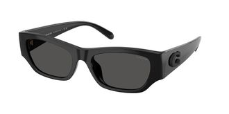 Coach HC8470D CFU16 Asian Fit 500287 Womens Sunglasses Black Size 55