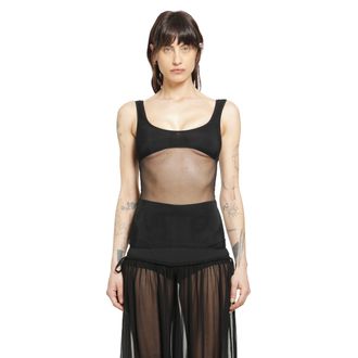 Nensi Dojaka Sheer Tank Top