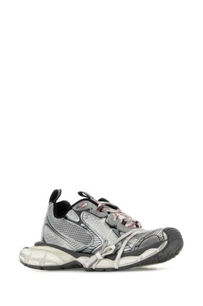 Balenciaga 734734w3xl5 1219 Greywhitered T Polyurethane Sneaker