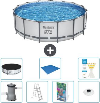 Bestway Piscina Bestway Steel Pro Max Redonda - 488x122 Cm - 8-piezas S596