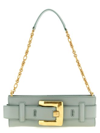 Balmain Bicolor Calfskin Clutch Womens Bag