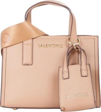 Mario Valentino Tassen, Dames, Beige, ONE Size, Beige Schoudertas Samantha Lijn